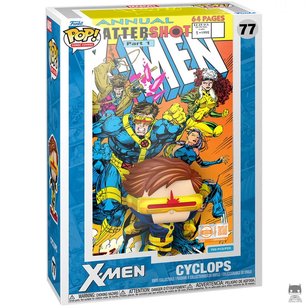 Figura Funko Pop! Cíclope (Portada de cómic) en su caja