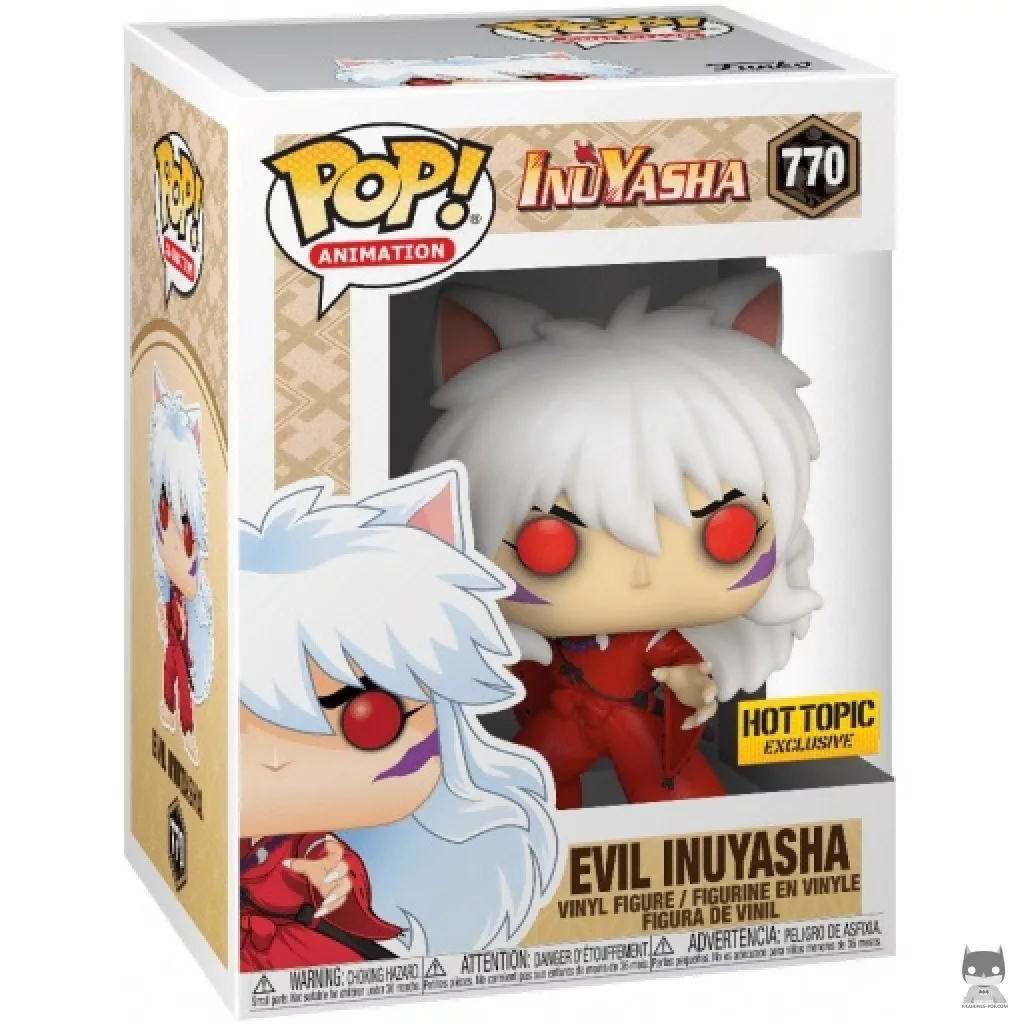 Figura Funko Pop! Inuyasha malvado en su caja