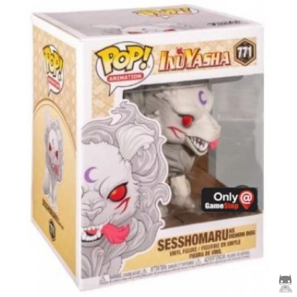 Figura Funko Pop! Sesshomaru como perro demonio (Supersized) en su caja