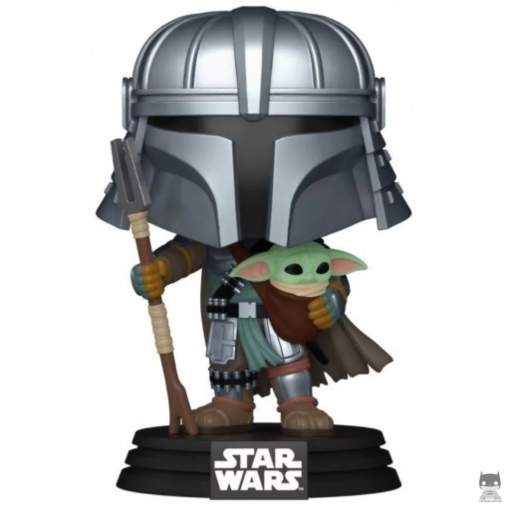 Figura Funko Pop! Mandaloriano con Grogu (Samurái) (Star Wars (Artist Series))