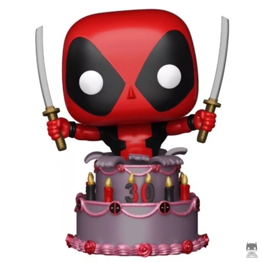 Figura Funko Pop! Deadpool en la tarta (Metalizado) (Deadpool)