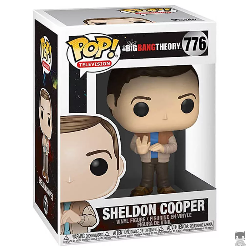 Figura Funko Pop! Sheldon Cooper en su caja