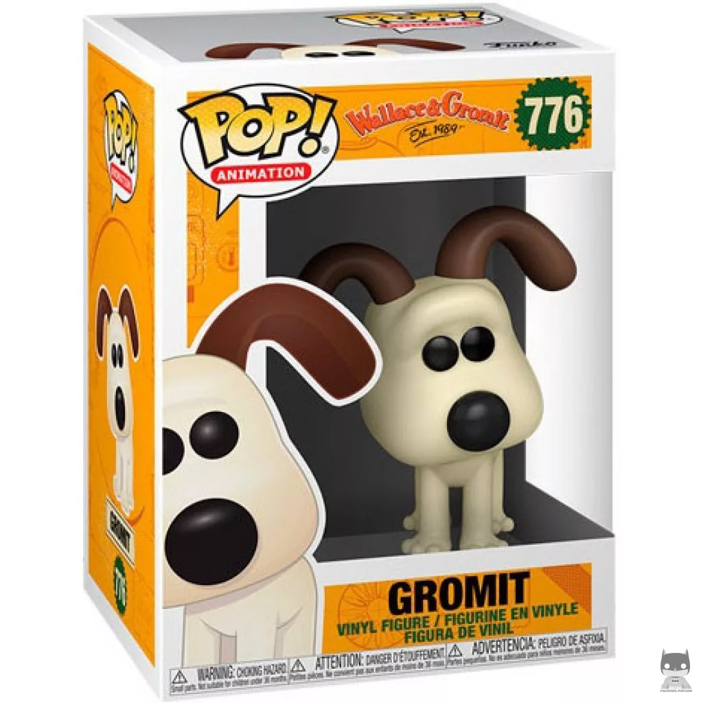 Figura Funko Pop! Gromit en su caja