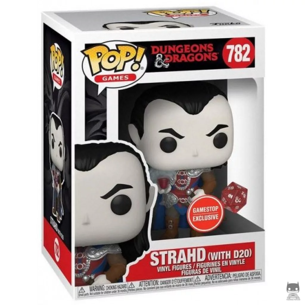 Figura Funko Pop! Strahd con D20 en su caja