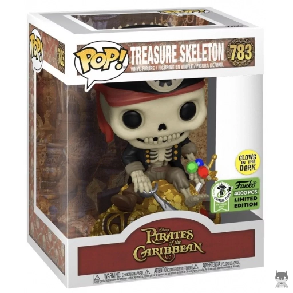 Figura Funko Pop! Esqueleto del tesoro en su caja