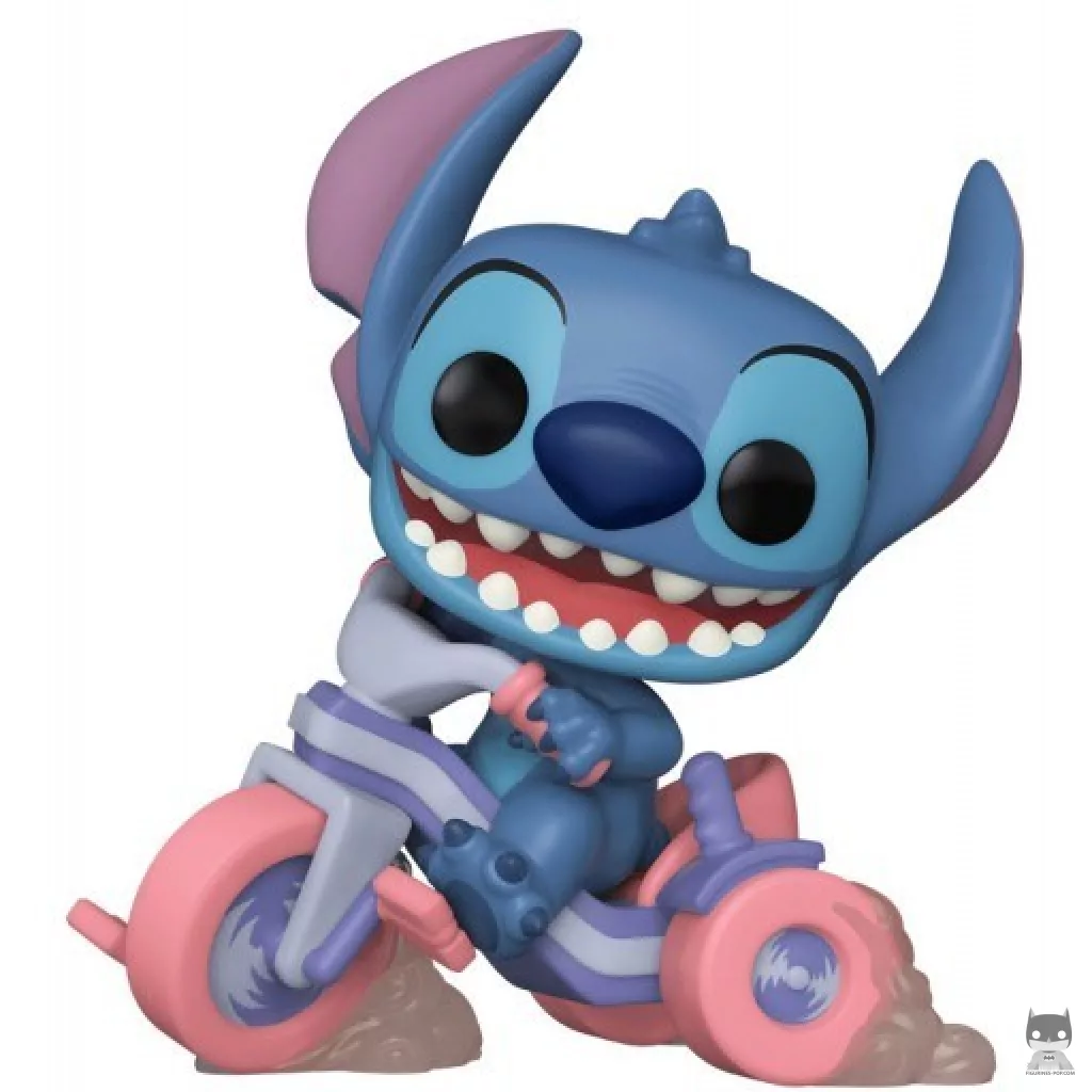 Figura Funko Pop! Stitch en triciclo (Lilo y Stitch)