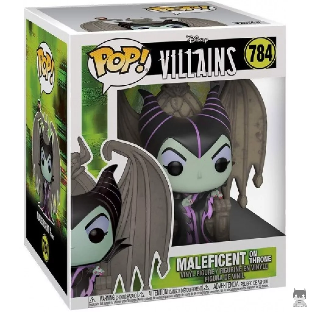 Figura Funko Pop! Maléfica en el trono en su caja