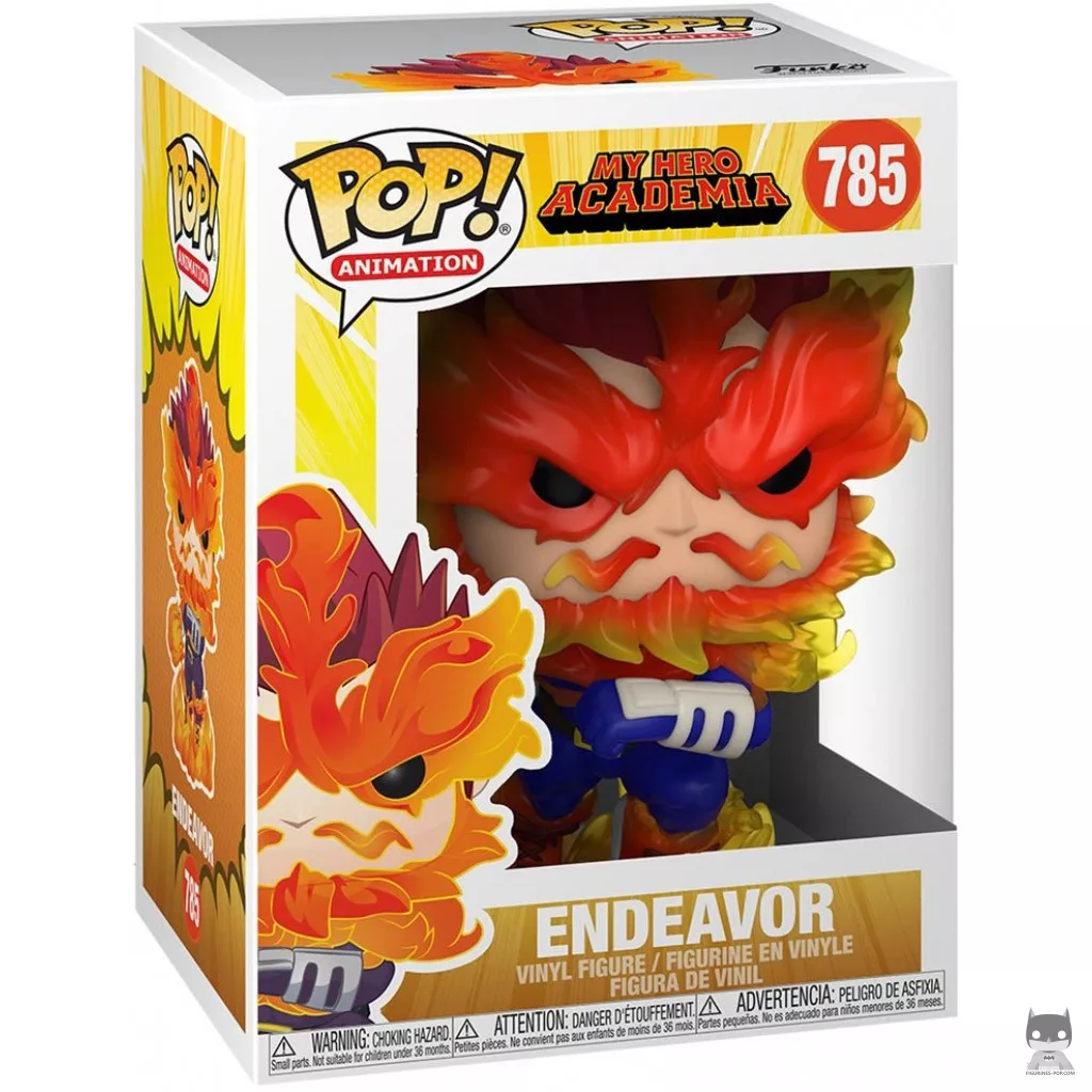 Figura Funko Pop! Endeavor en su caja