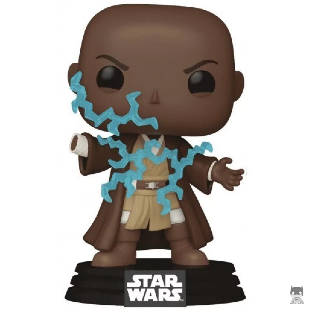 Figura Funko Pop! Mace Windu (Brilla en la oscuridad) (Star Wars: Episodio III, La venganza de los Sith)