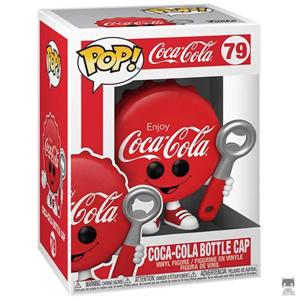 Figura Funko Pop! Chapa de Coca-Cola en su caja
