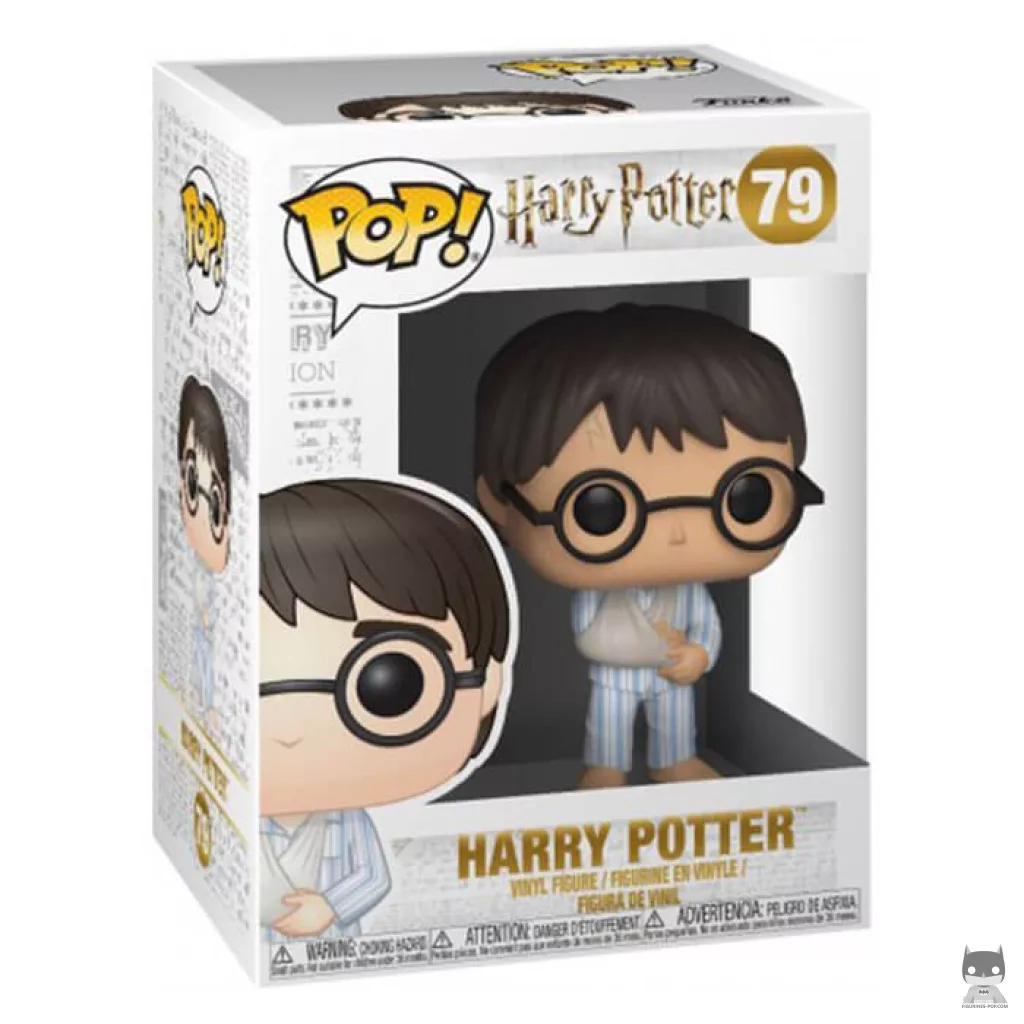 Figura Funko Pop! Harry Potter con el brazo roto en su caja