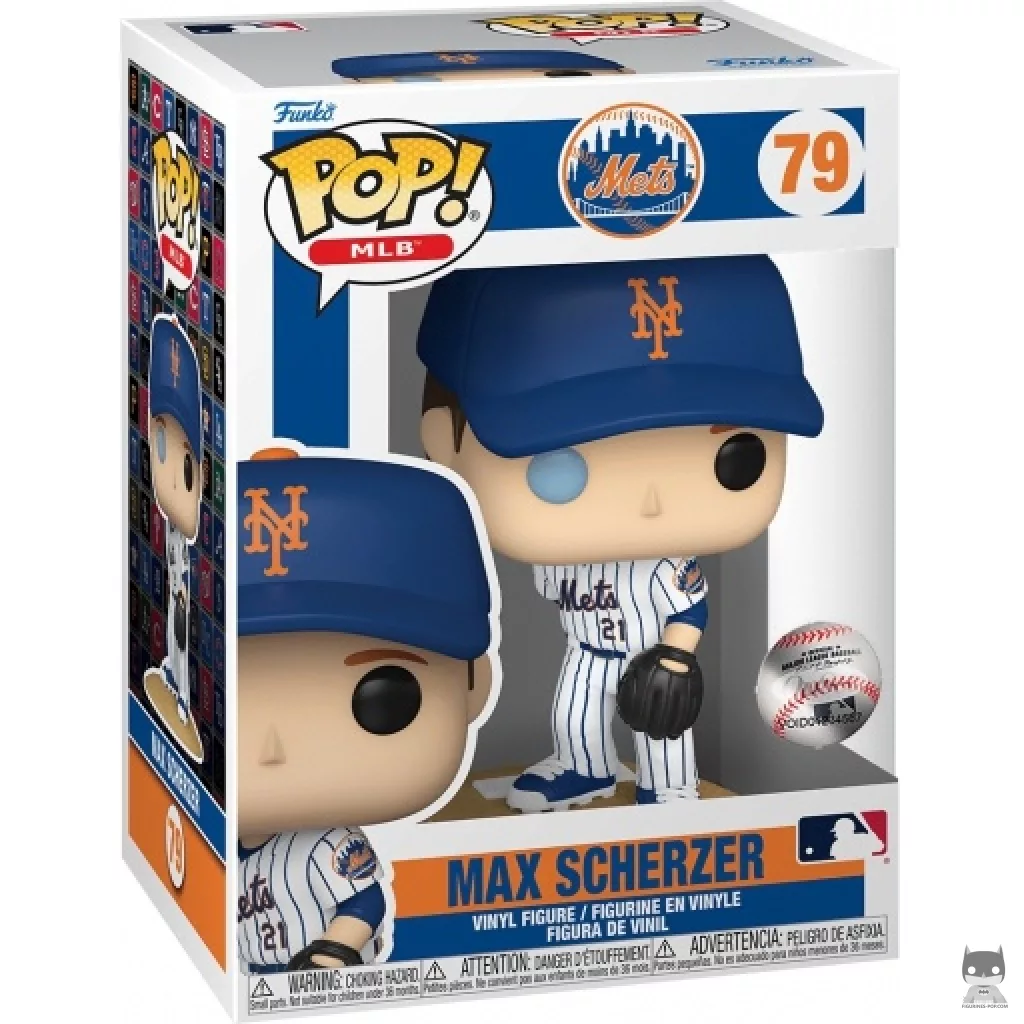 Figura Funko Pop! Max Scherzer en su caja