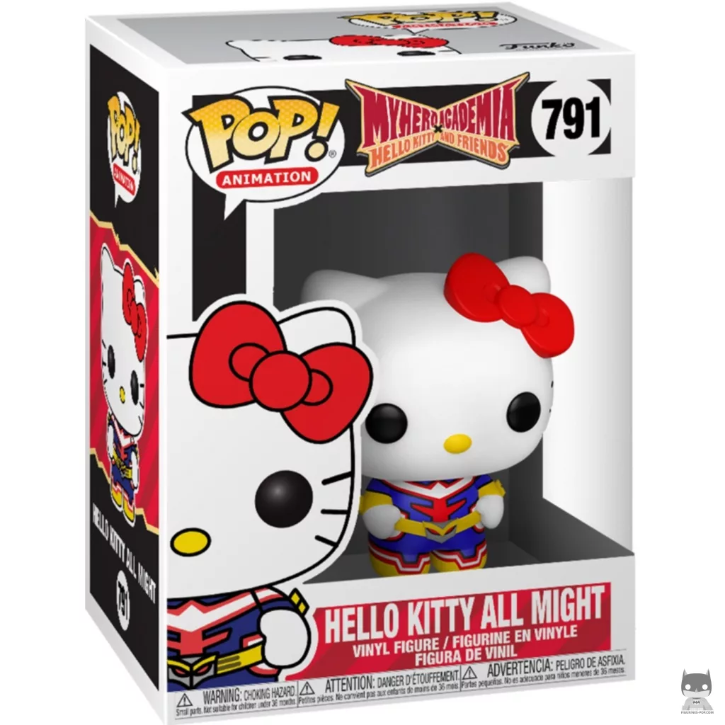Figura Funko Pop! Hello Kitty All Might en su caja
