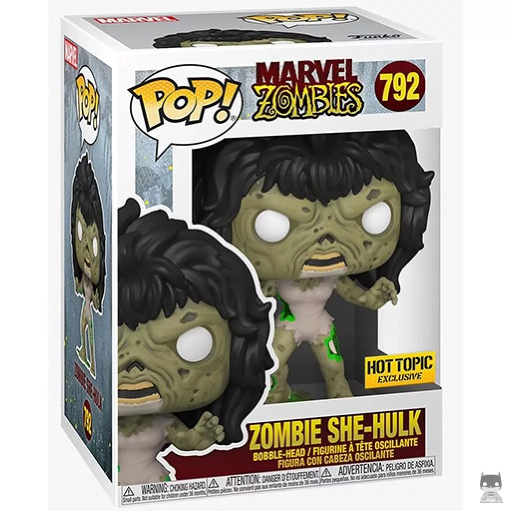 Figura Funko Pop! She-Hulk zombi en su caja