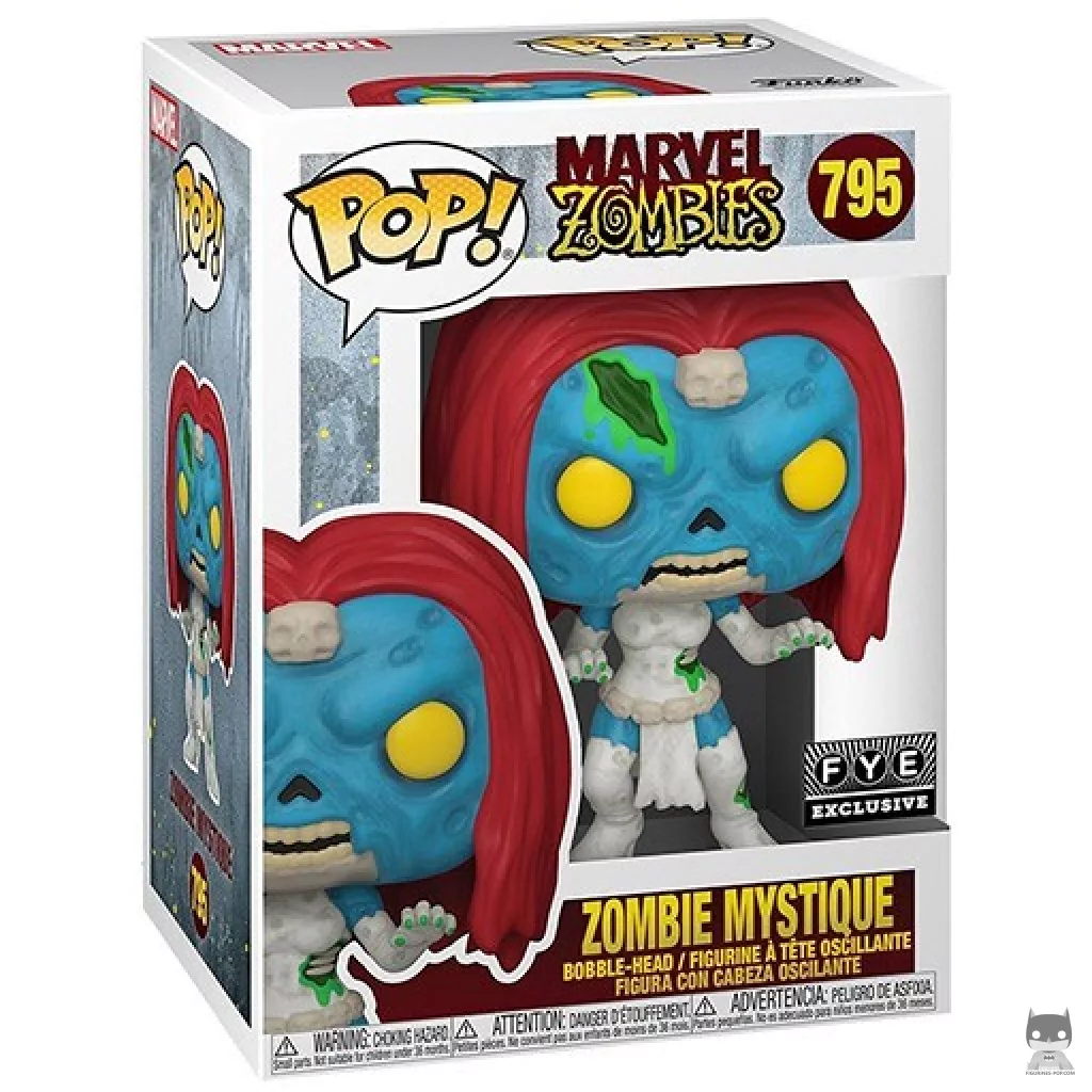 Figura Funko Pop! Mística zombi en su caja