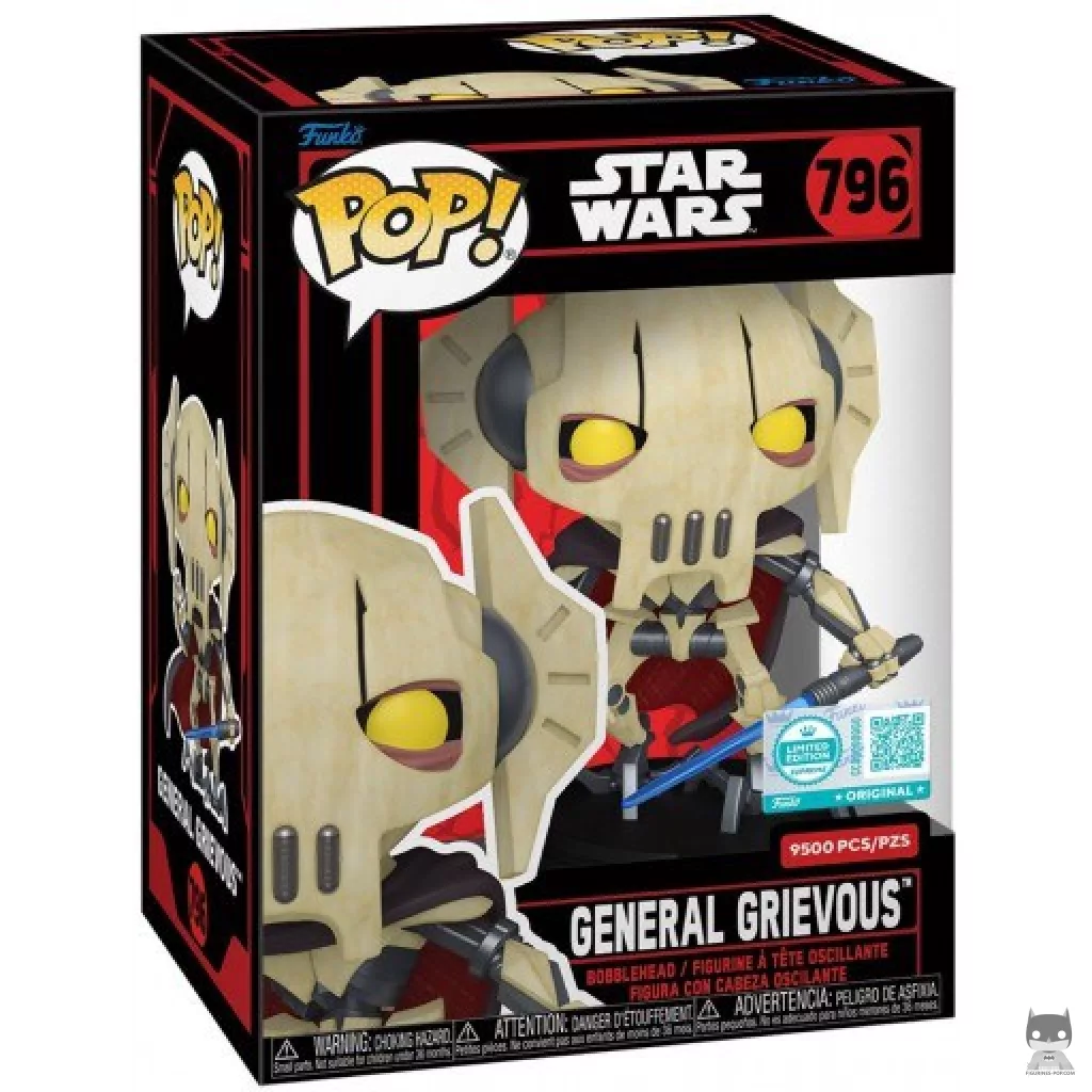 Figura Funko Pop! General Grievous en su caja