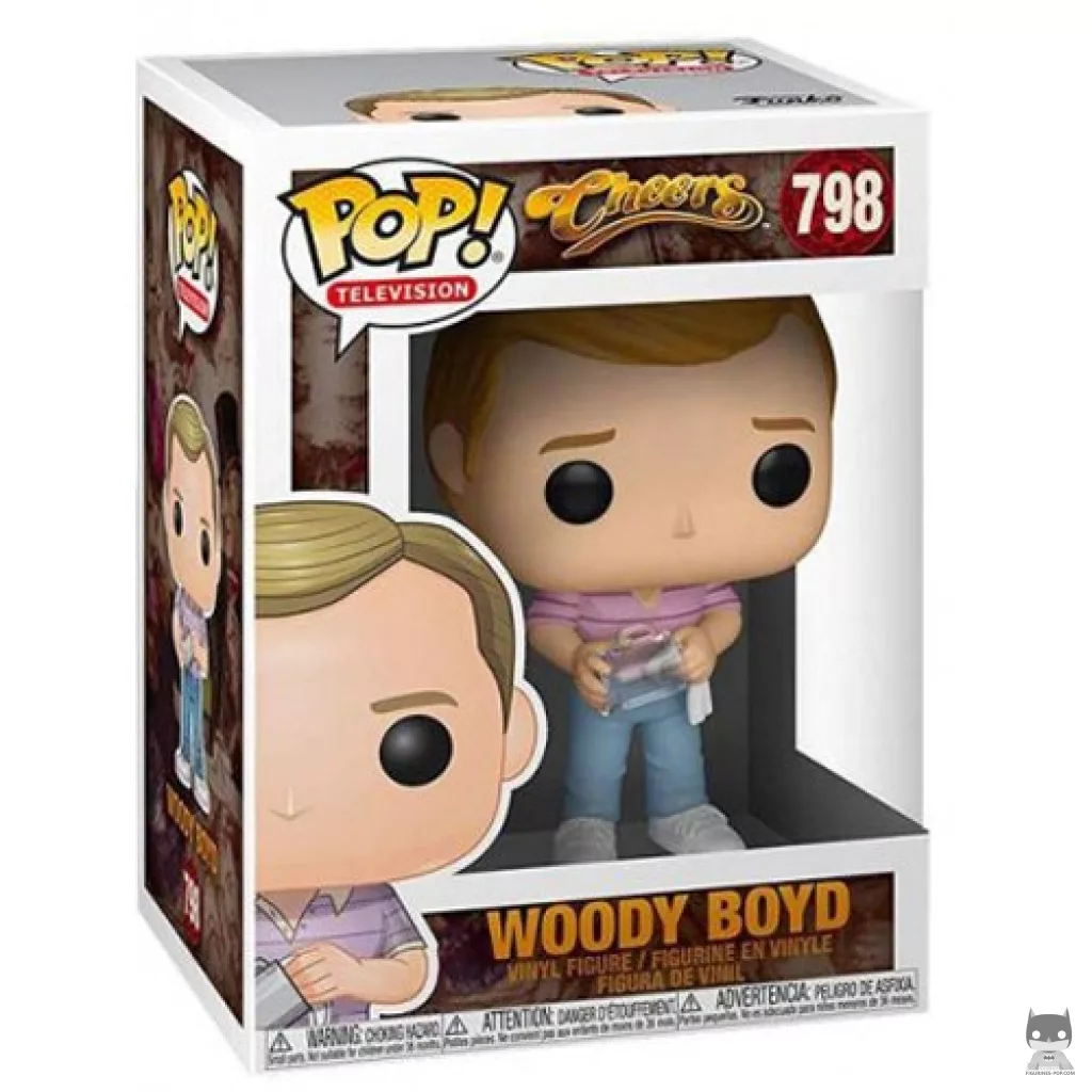 Figura Funko Pop! Woody Boyd en su caja