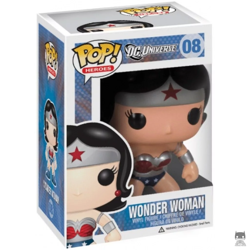 Figura Funko Pop! Wonder Woman (Traje de Los Nuevos 52) en su caja