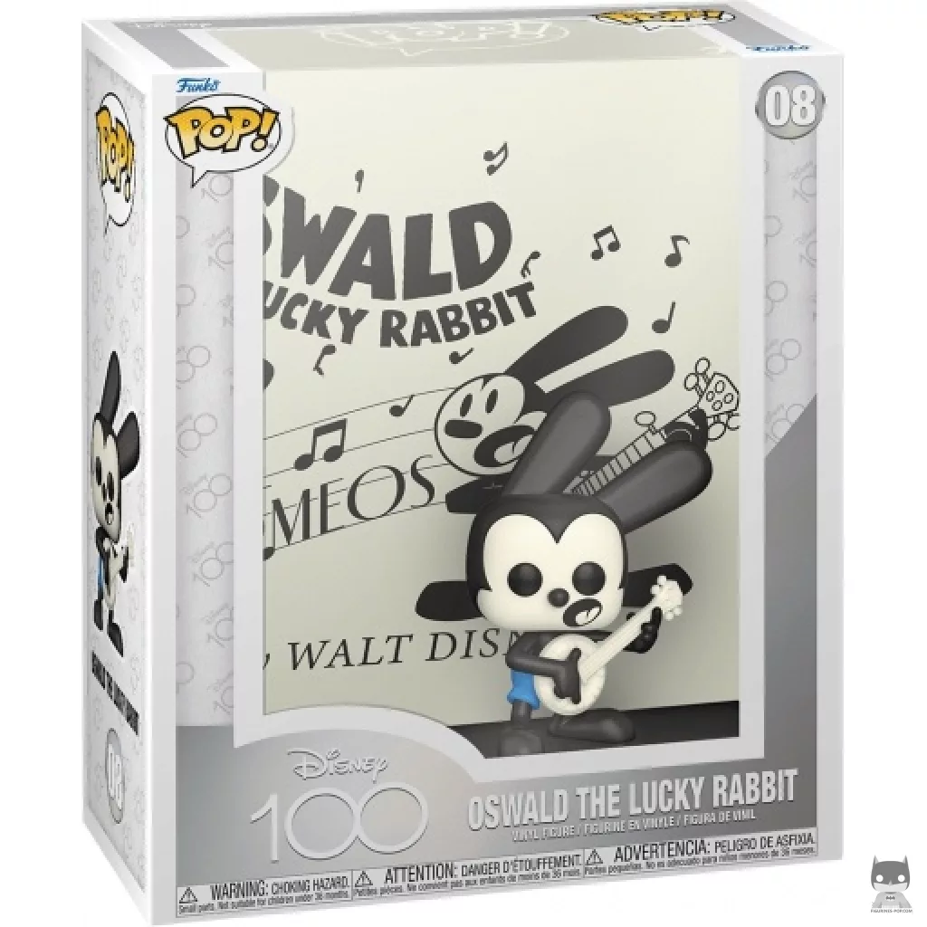 Figura Funko Pop! Oswald The Lucky Rabbit en su caja
