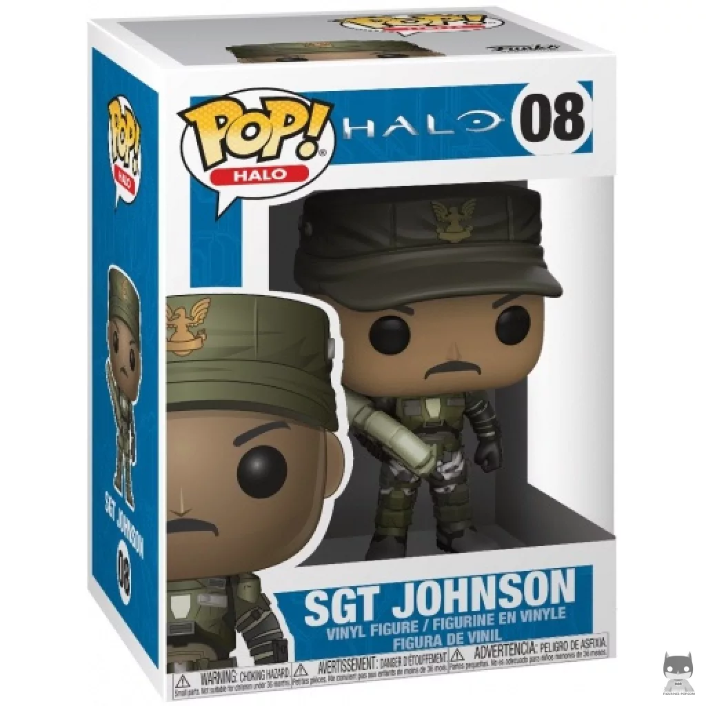 Figura Funko Pop! Sgt. Johnson en su caja
