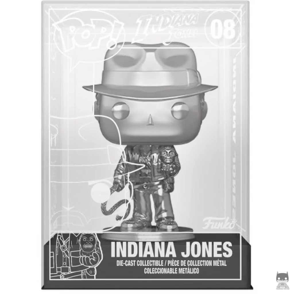 Figura Funko Pop! Indiana Jones con el ídolo dorado (Chase & Plateado) (Indiana Jones)