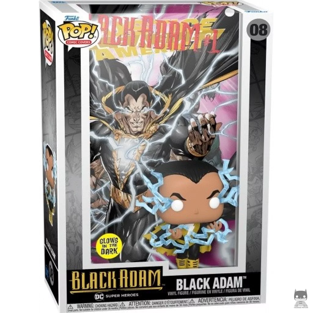 Figura Funko Pop! Black Adam (Brilla en la oscuridad) en su caja