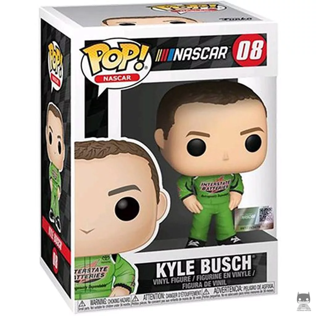 Figura Funko Pop! Kyle Busch en su caja