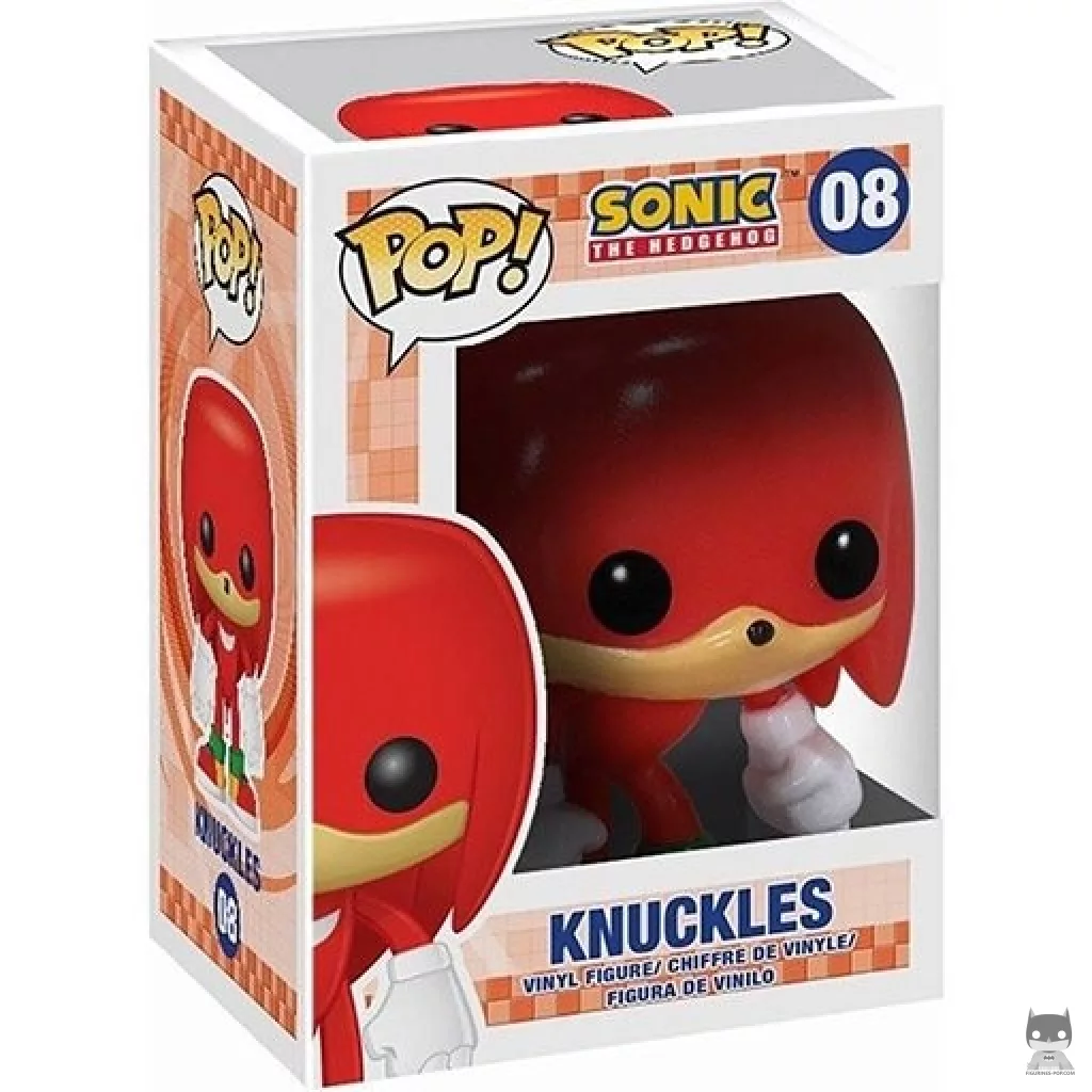 Figura Funko Pop! Knuckles en su caja