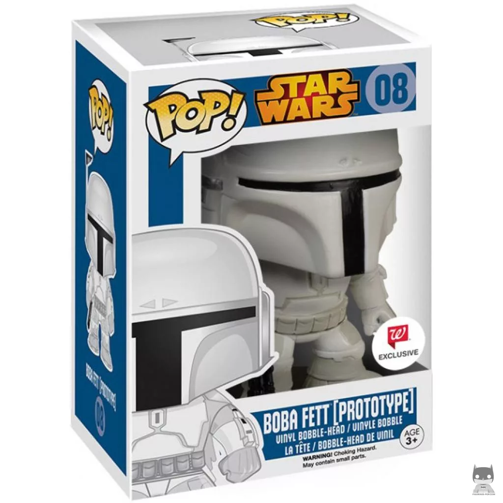 Figura Funko Pop! Boba Fett prototipo en su caja