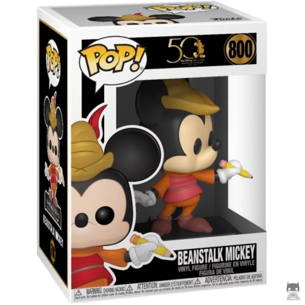 Figura Funko Pop! Mickey y las judías mágicas en su caja