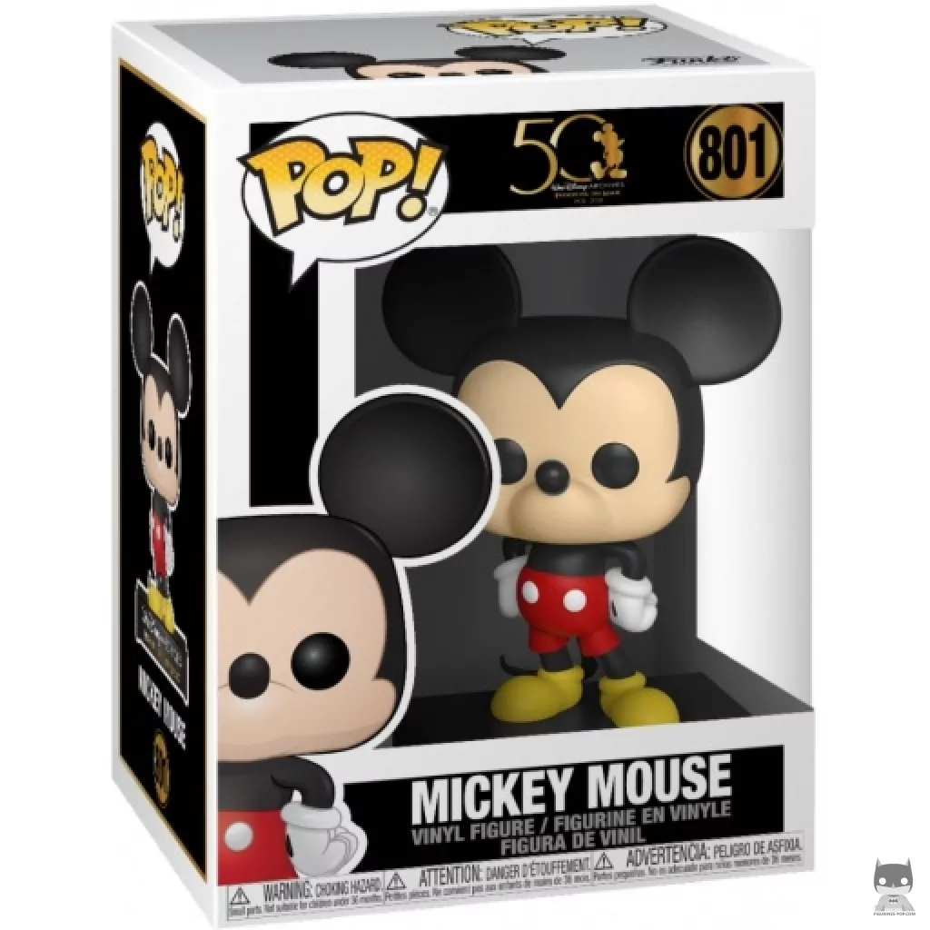 Figura Funko Pop! Mickey Mouse en su caja
