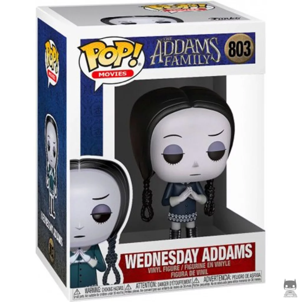 Figura Funko Pop! Miércoles Addams en su caja