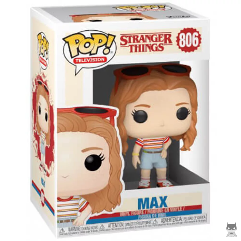 Figura Funko Pop! Max con ropa del centro comercial en su caja