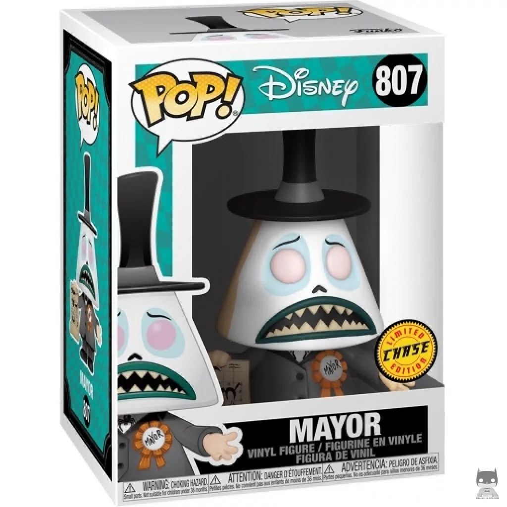 Figura Funko Pop! Alcalde (Chase) en su caja