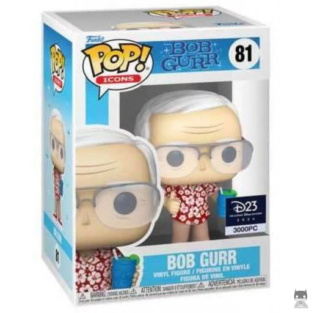 Figura Funko Pop! Bob Gurr en su caja