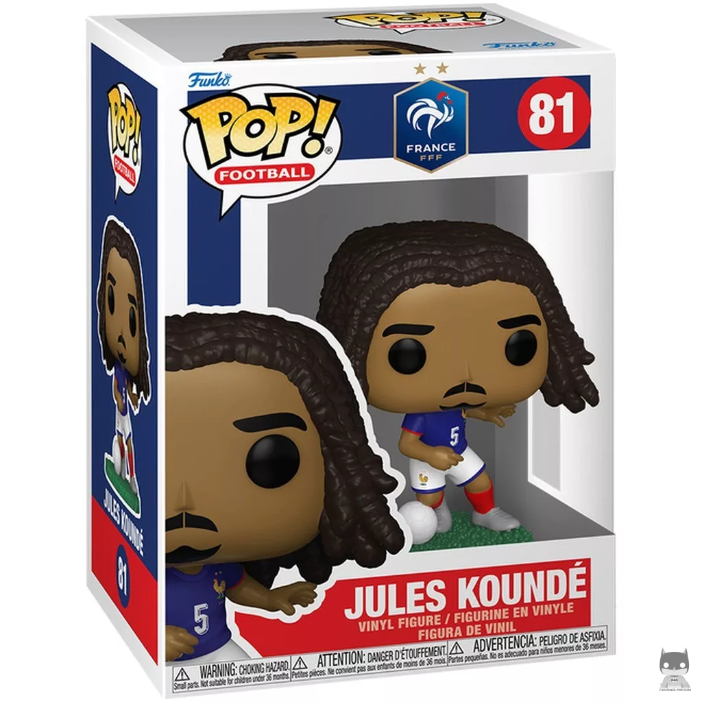 Figura Funko Pop! Jules Koundé (Francia) en su caja