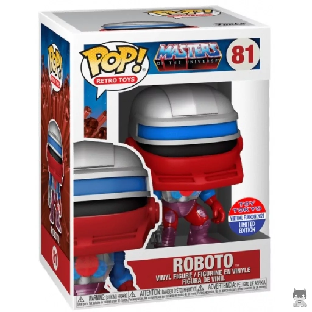 Figura Funko Pop! Roboto en su caja