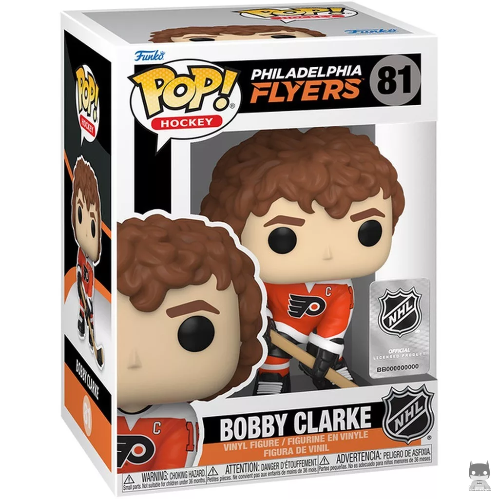 Figura Funko Pop! Bobby Clarke en su caja
