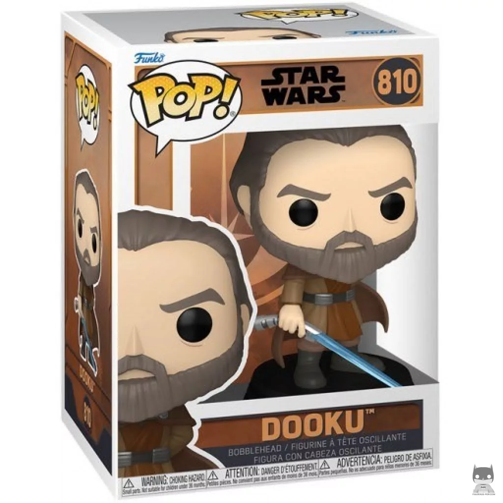 Figura Funko Pop! Dooku en su caja