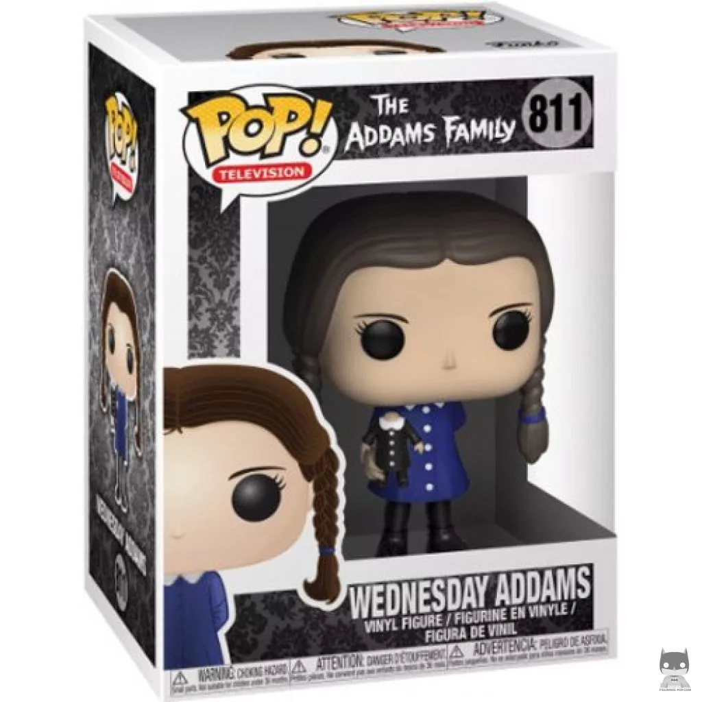 Figura Funko Pop! Miércoles Addams en su caja