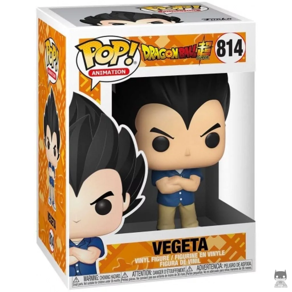 Figura Funko Pop! Vegeta en su caja