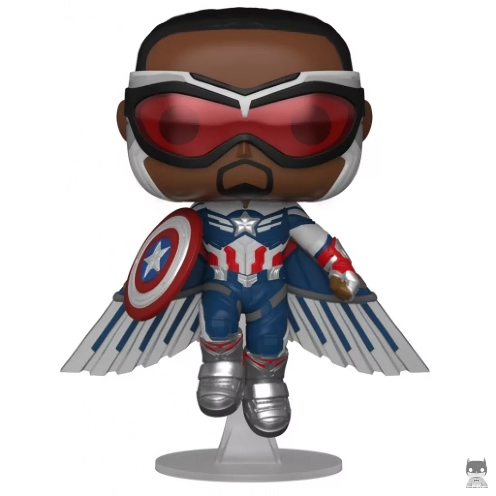 Figura Funko Pop! Capitán América (Metalizado) (Falcon y el Soldado de Invierno)