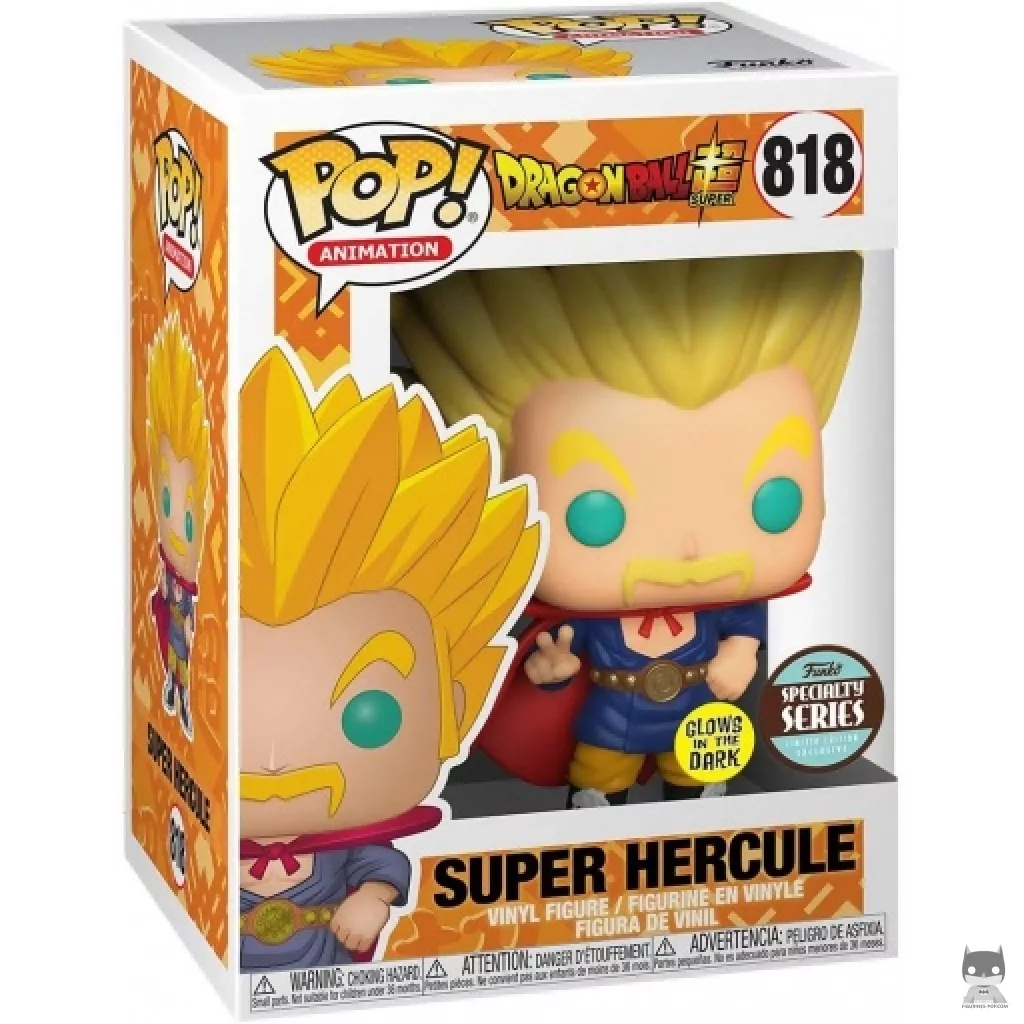 Figura Funko Pop! Mr. Satán Super Saiyan (Brilla en la oscuridad) en su caja