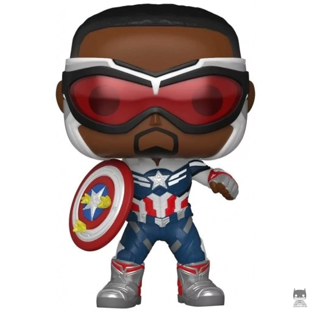Figura Funko Pop! Capitán América con escudo (Falcon y el Soldado de Invierno)