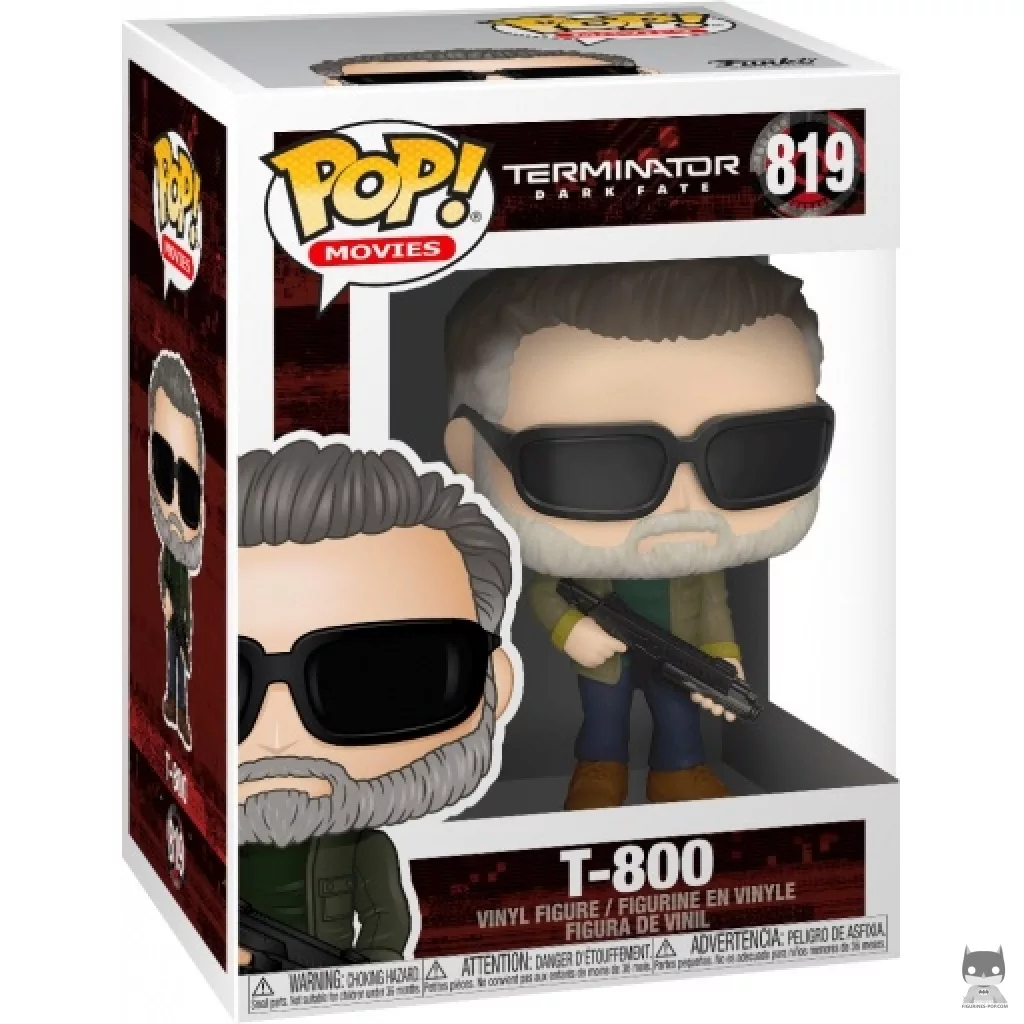 Figura Funko Pop! T-800 en su caja