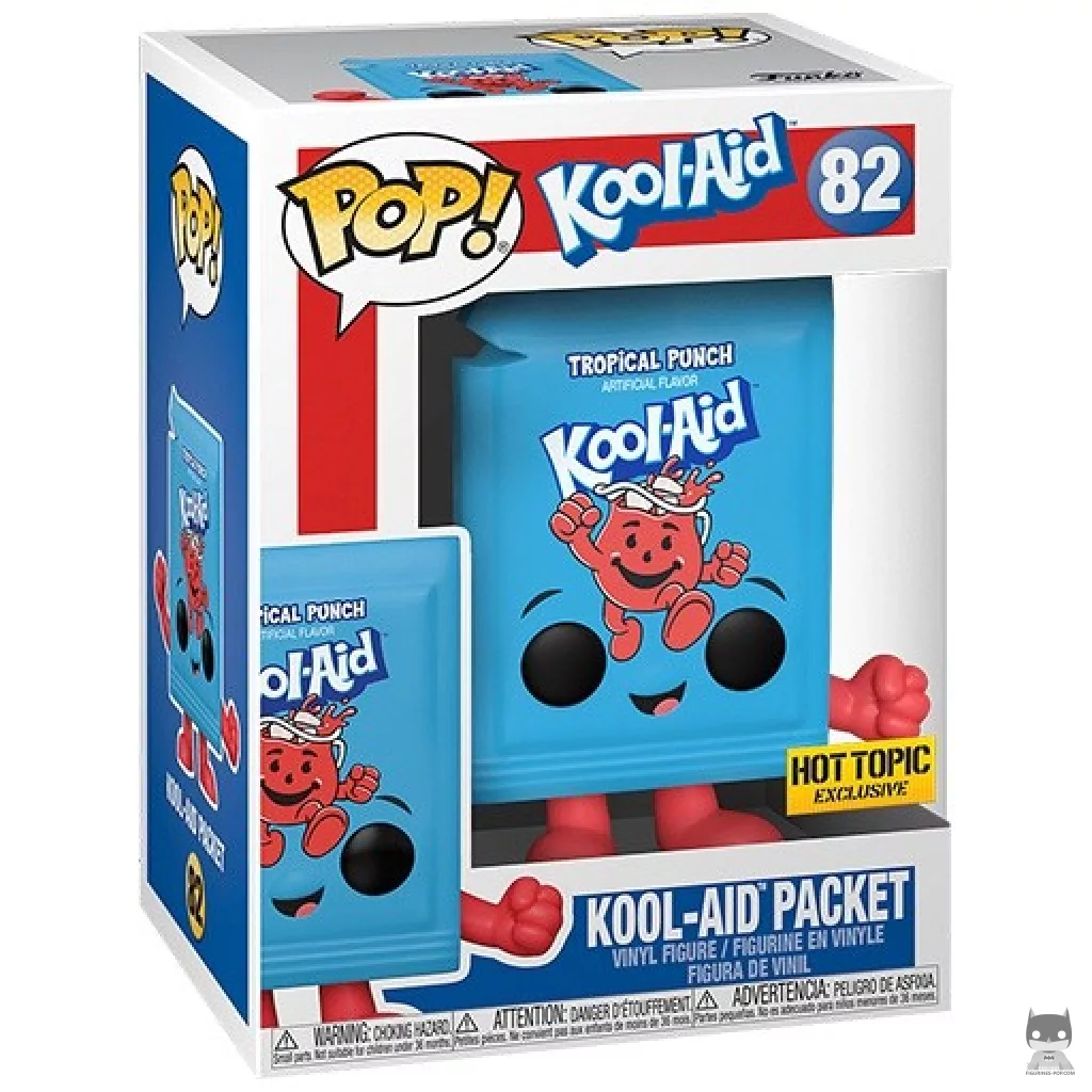 Figura Funko Pop! Sobre de Kool-Aid (Azul) en su caja