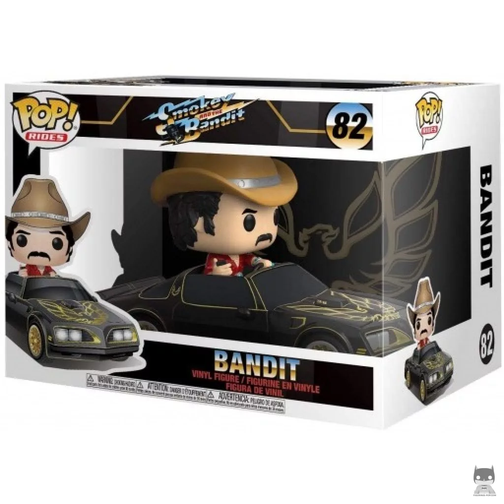 Figura Funko Pop! Bandit en el Trans Am en su caja