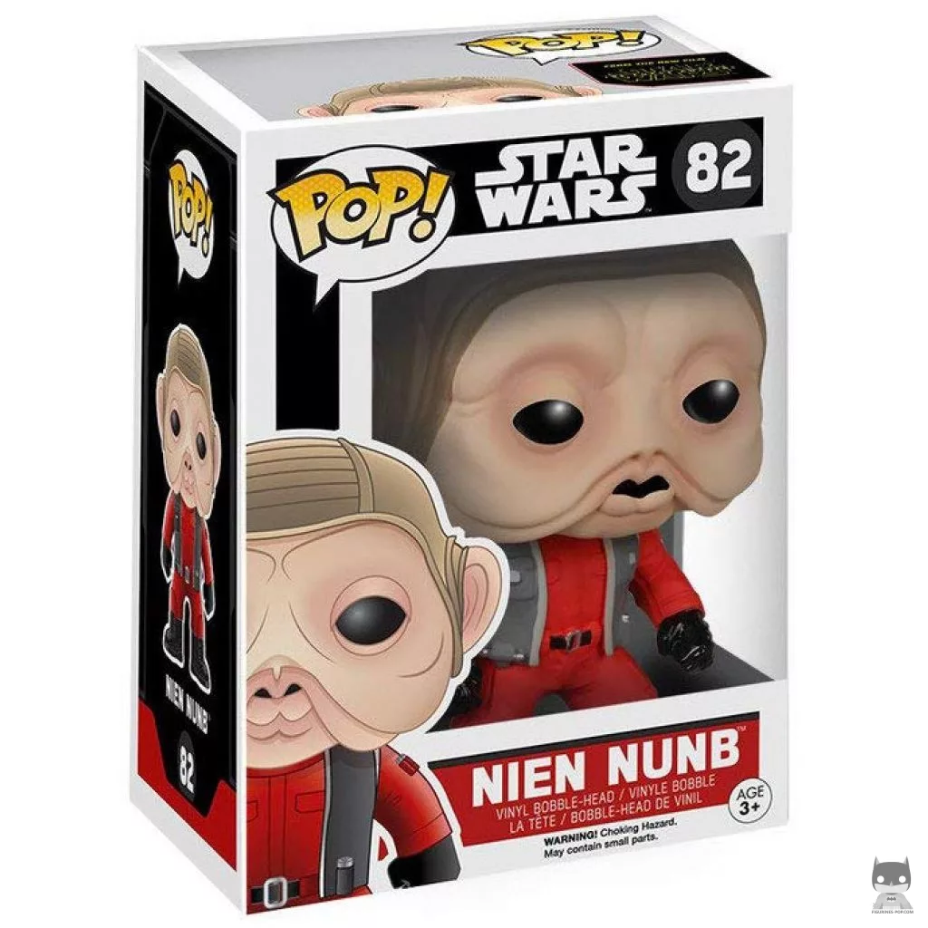 Figura Funko Pop! Nien Nunb en su caja