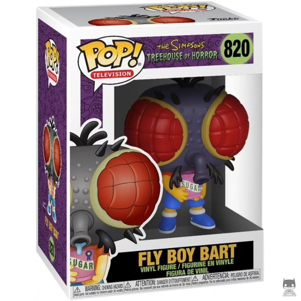Figura Funko Pop! Bart mosca en su caja