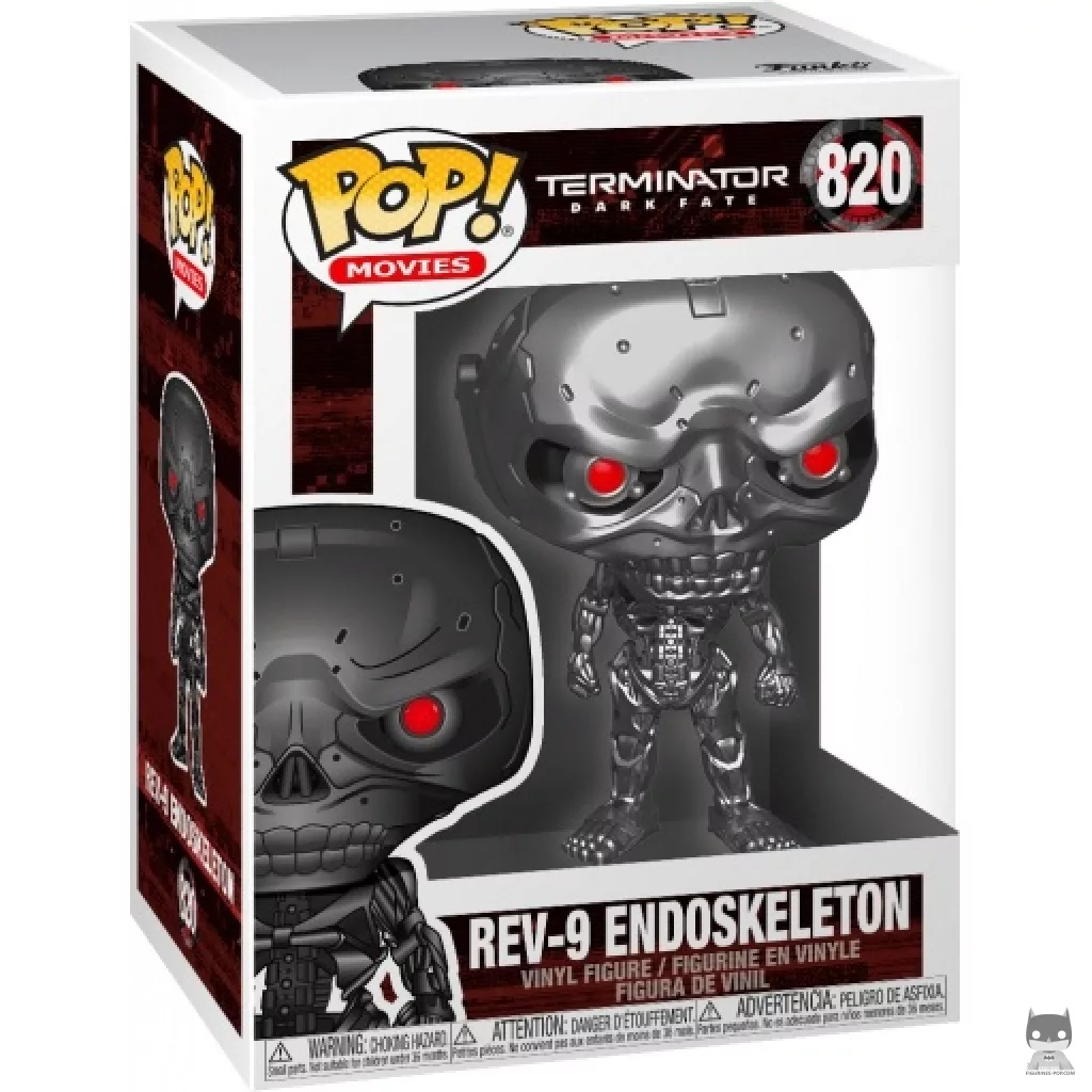 Figura Funko Pop! Endoesqueleto Rev-9 en su caja